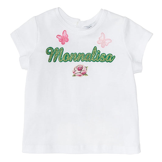 Lurex embroidered T-shirt