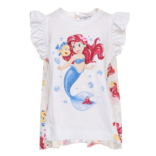 Retro sea print T-shirt