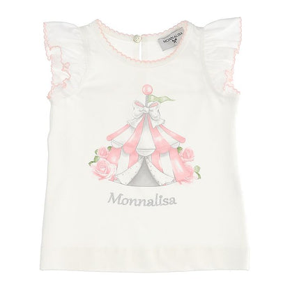 Girls' tank top with circus print