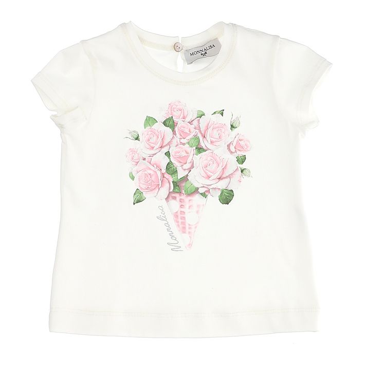 Maxi bouquet cotton T-shirt