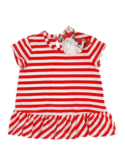 Maxi striped t-shirt for girls