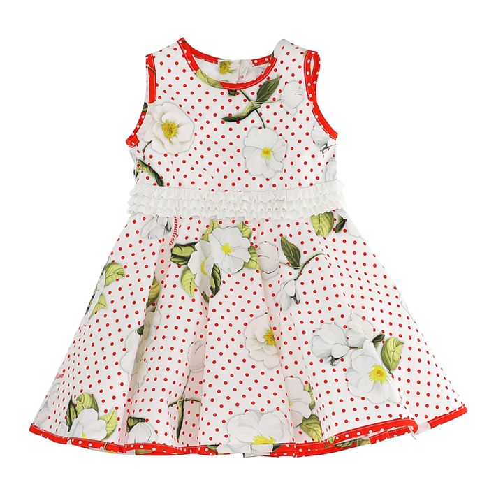 Girls' dress with full skirt