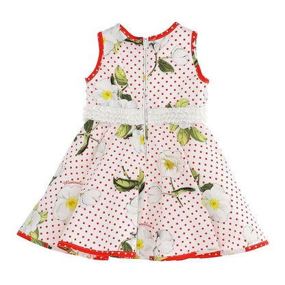 Girls' dress with full skirt