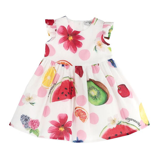 Maxi fruit print dress