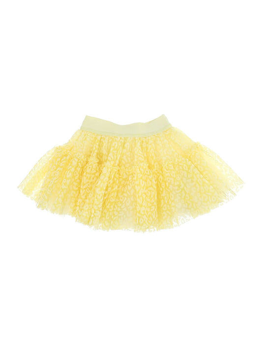 Spotted tulle skirt