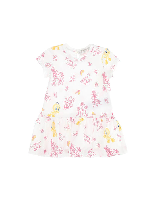 Abito jersey Titti modello a vita bassa