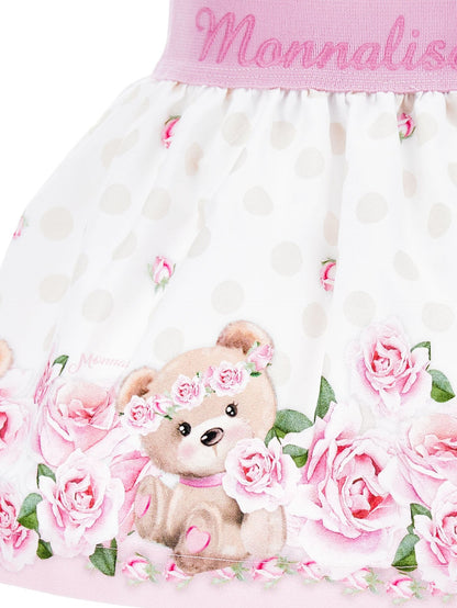 Cotton skirt with logo elastic