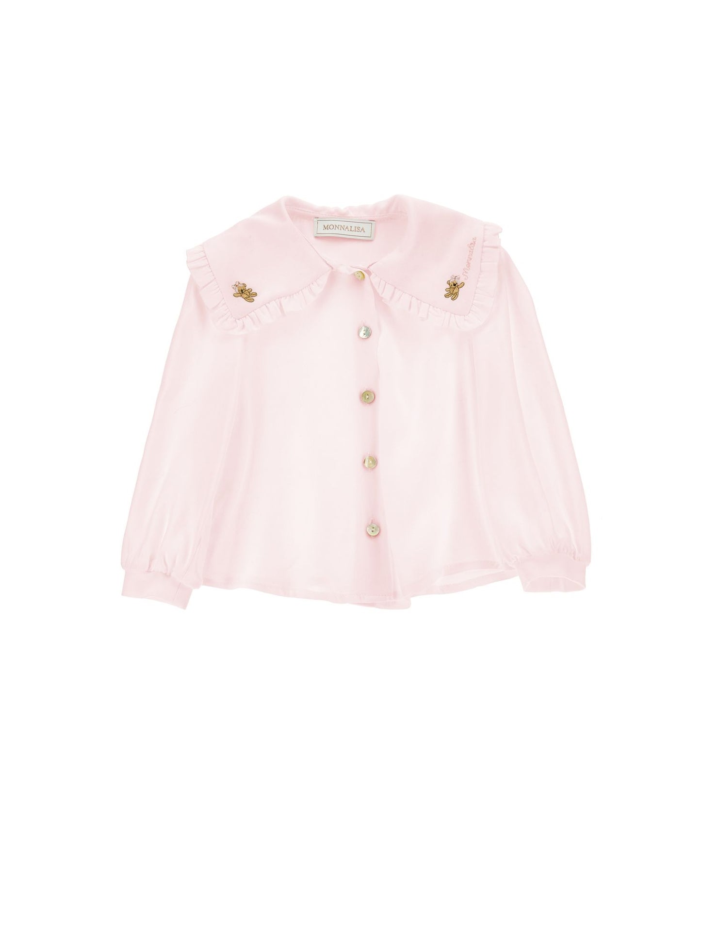 Embroidered twill shirt