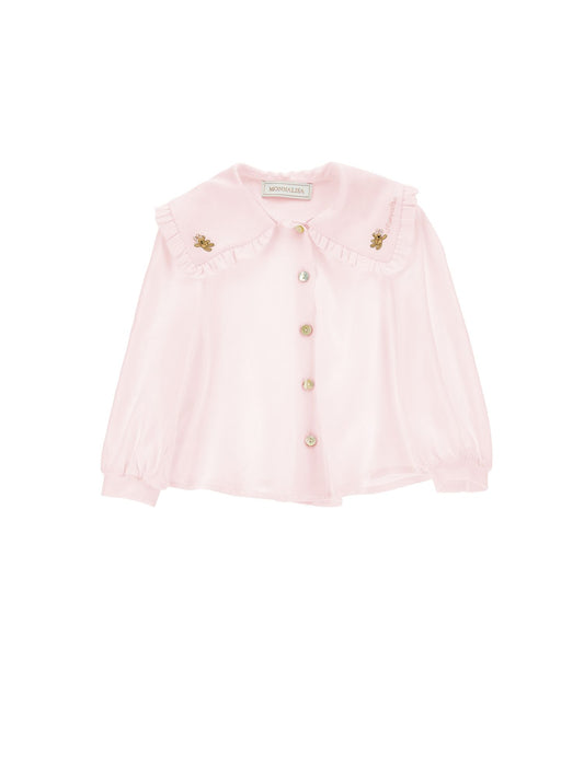 Embroidered twill shirt