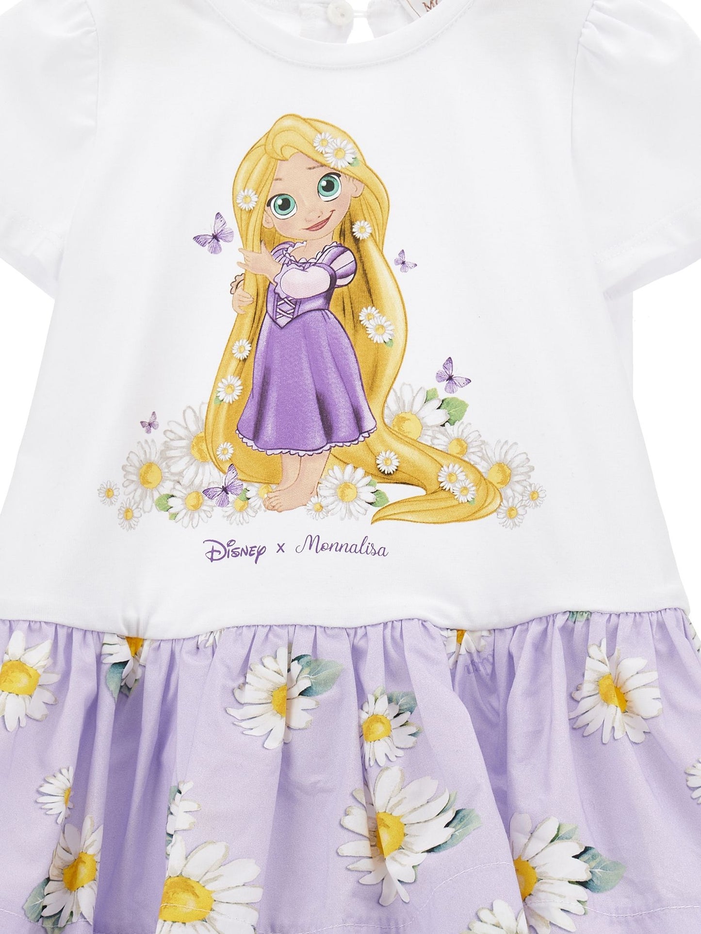 Rapunzel dress with flounce
