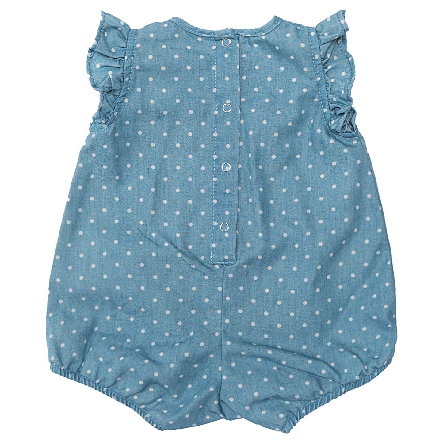Cotton polka dot romper
