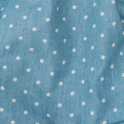 Cotton polka dot romper