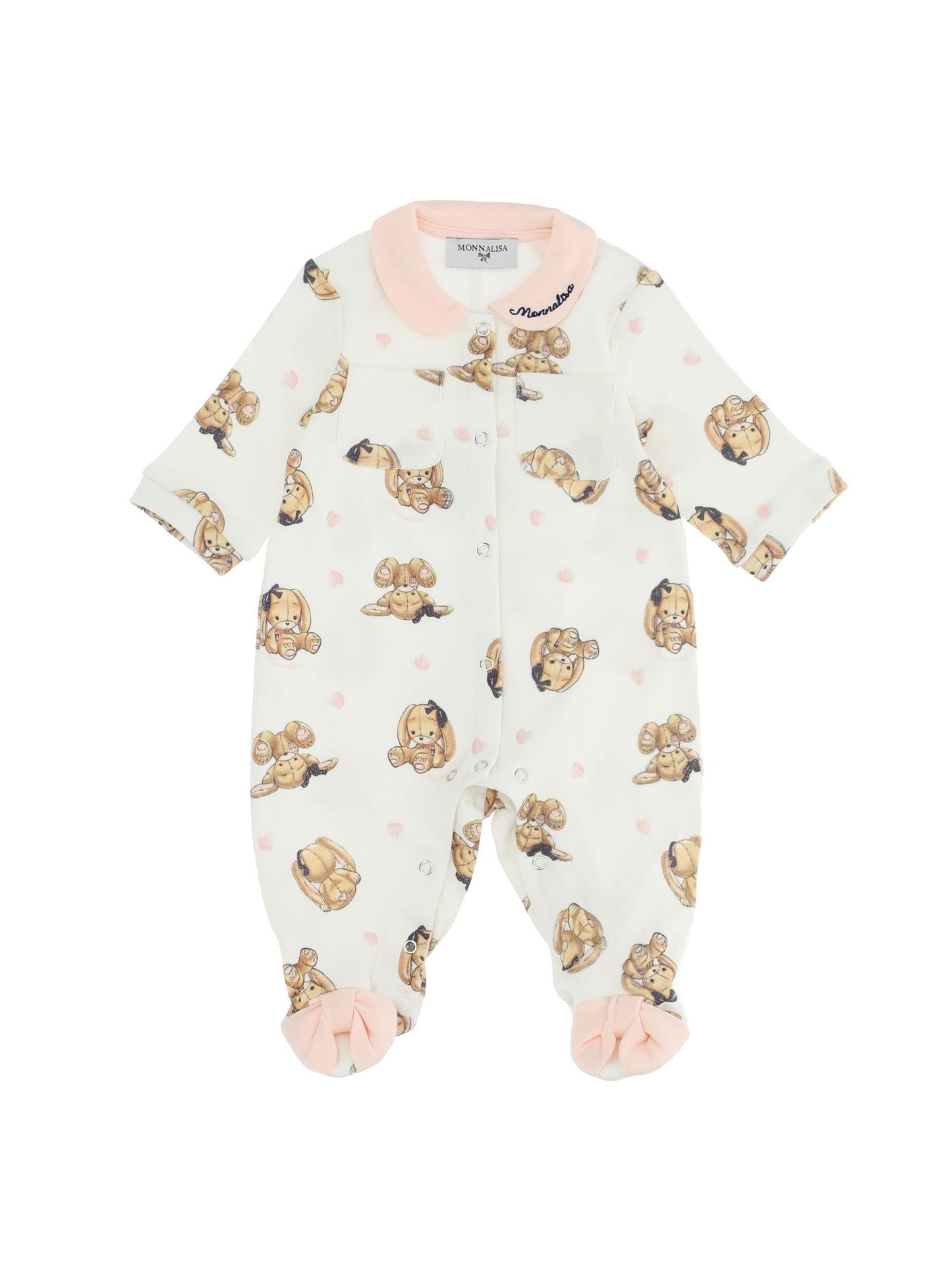 Allover interlock romper