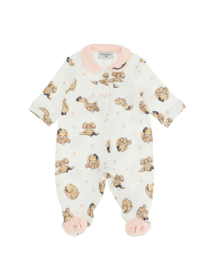 Allover interlock romper