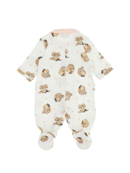 Allover interlock romper
