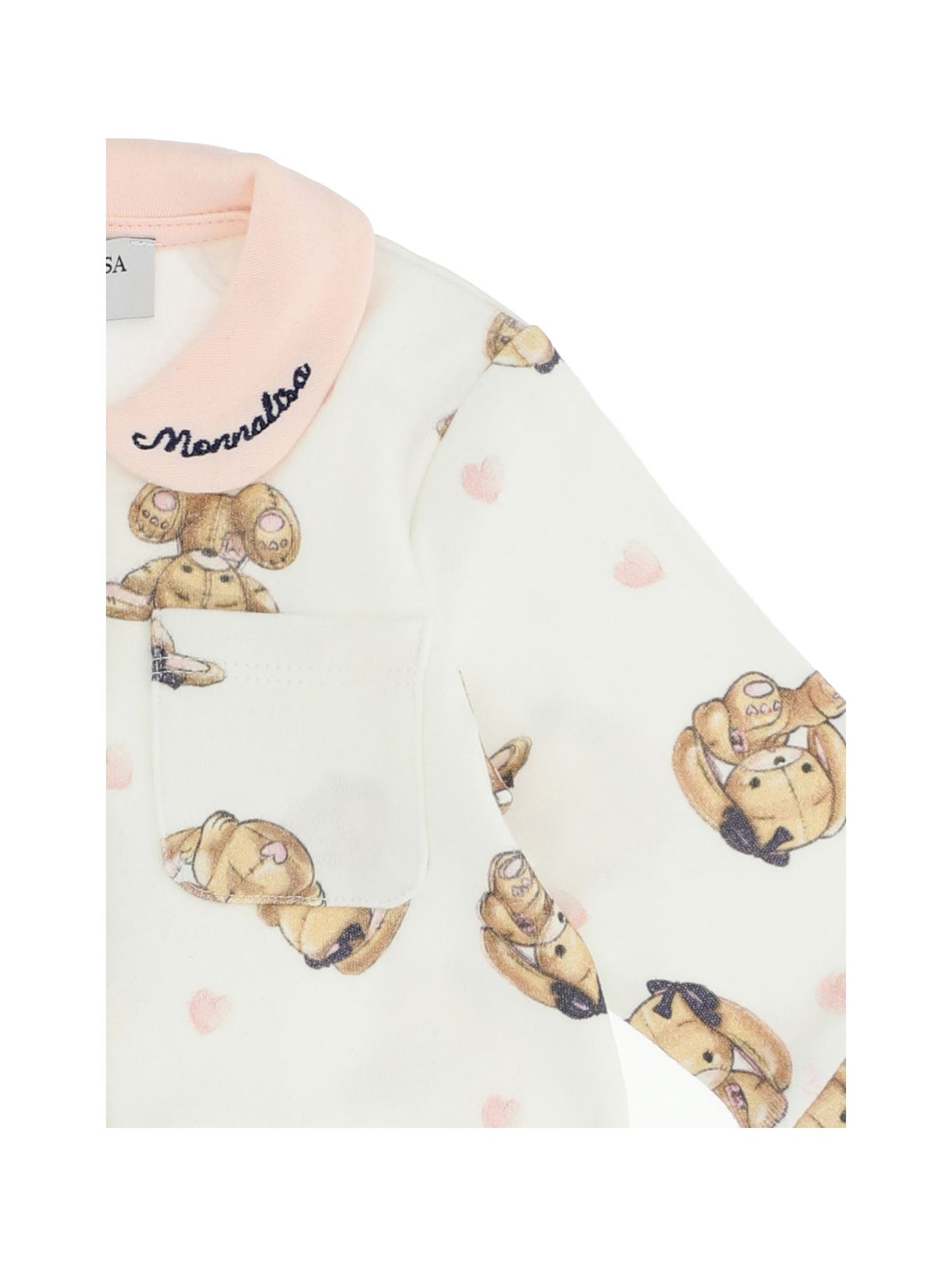 Allover interlock romper