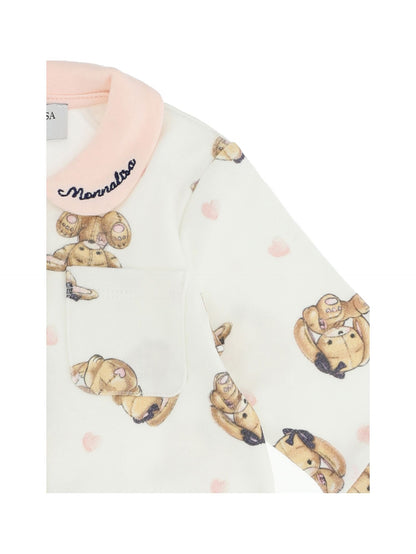 Allover interlock romper