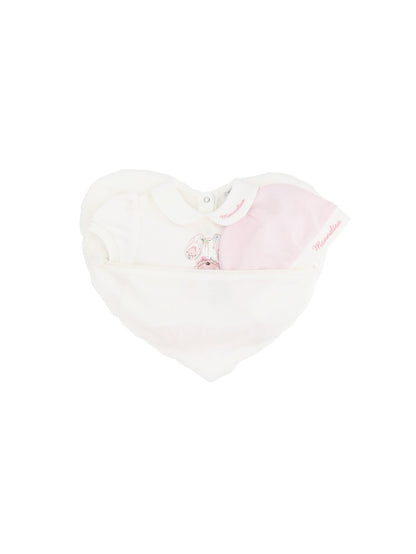 Layette set, romper and accessories