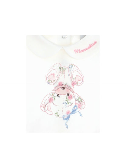 Layette set, romper and accessories