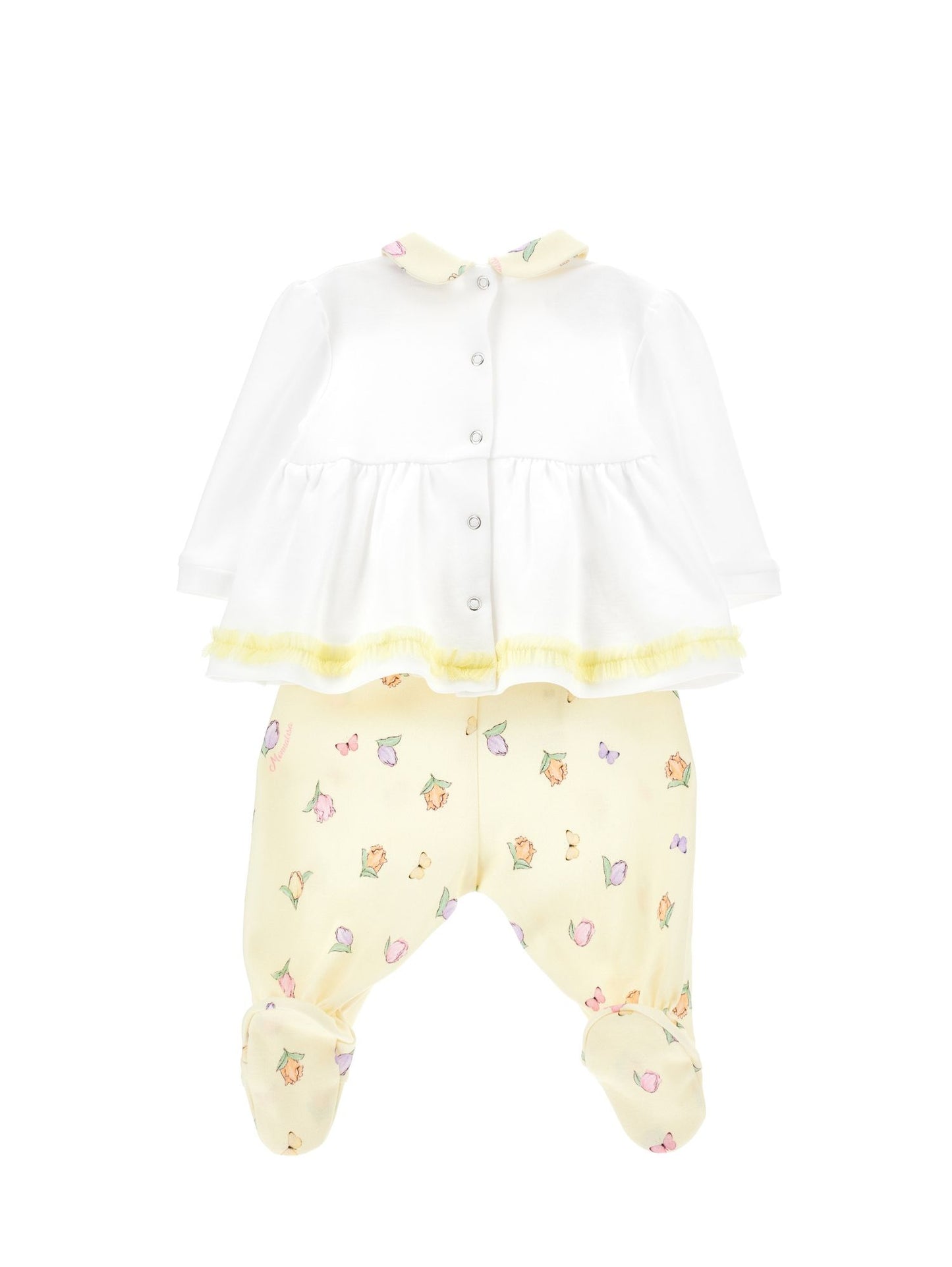 Ensemble bébé fille, deux pièces en coton