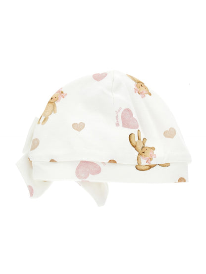 Gorro de corazón de algodón