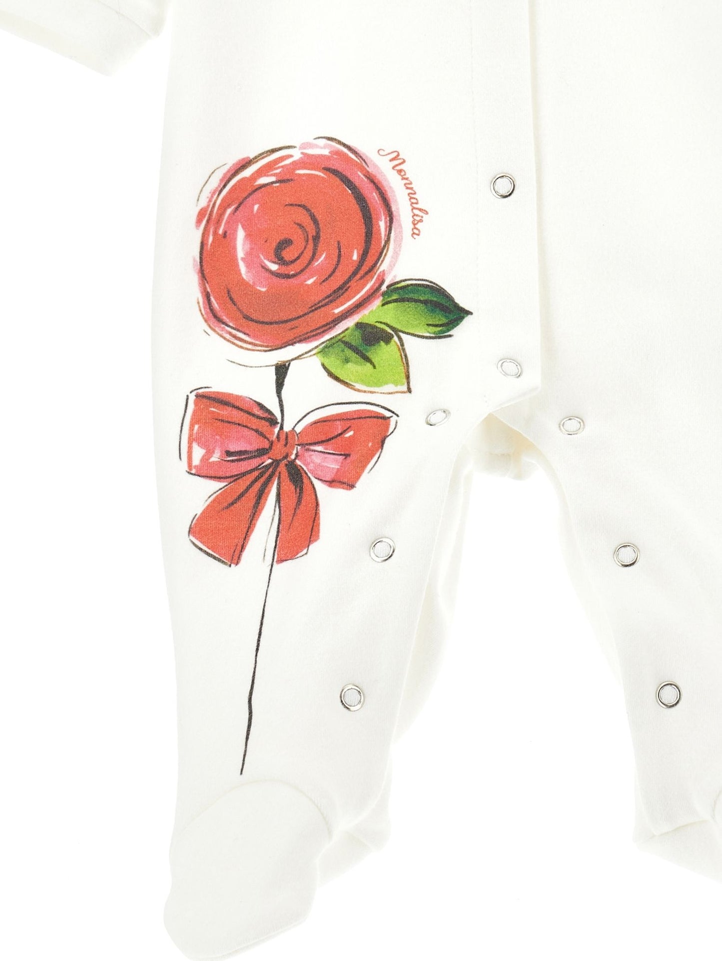 Three-piece suit with rose