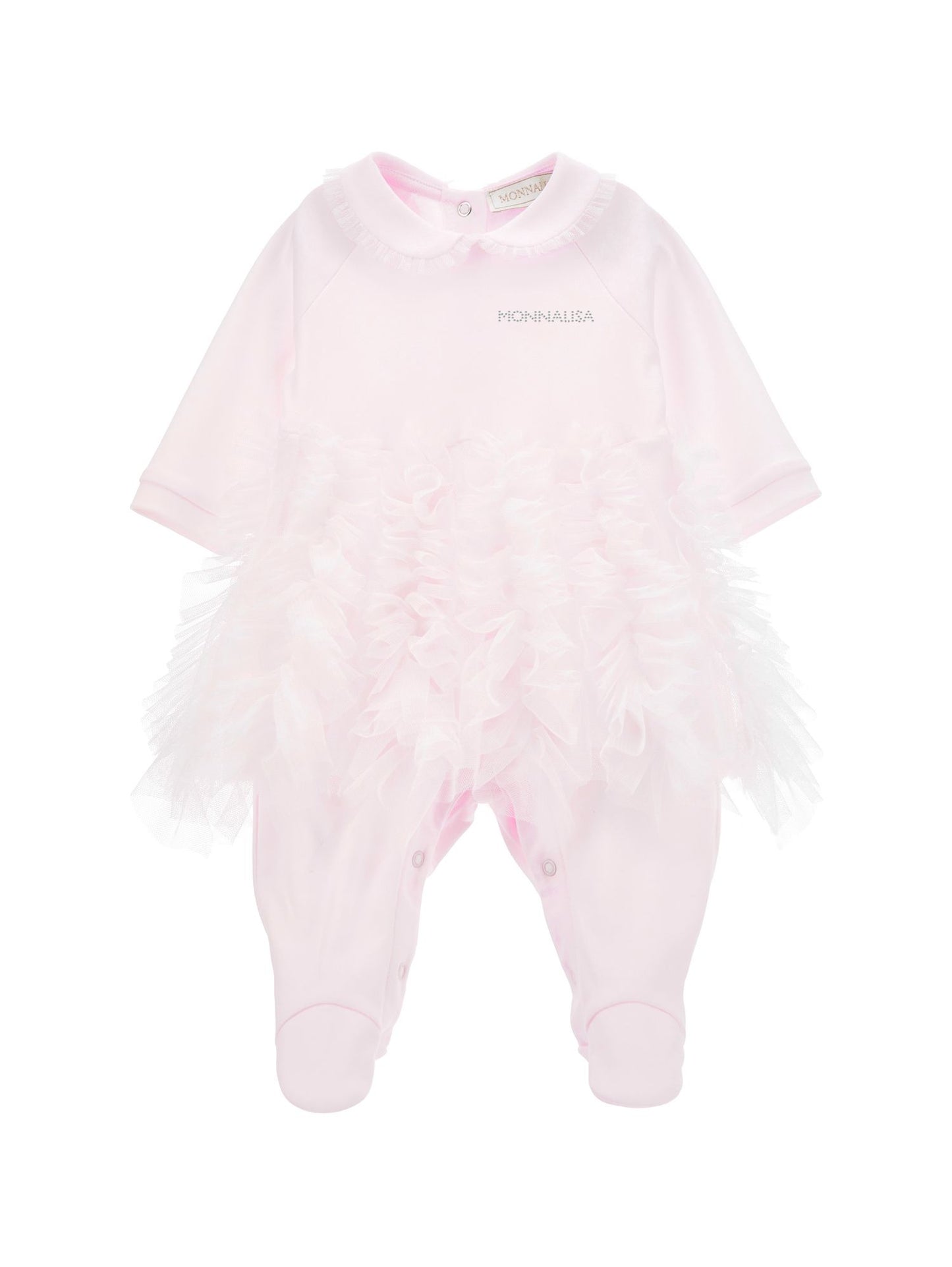 Playsuit with ruffled skirt
