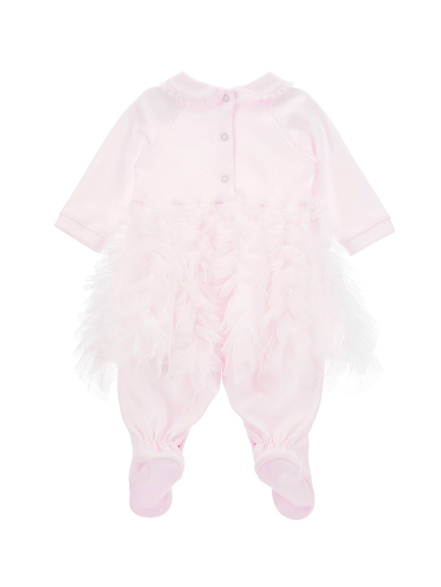 Playsuit with ruffled skirt