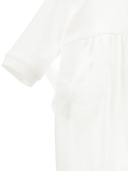 Playsuit with tulle details