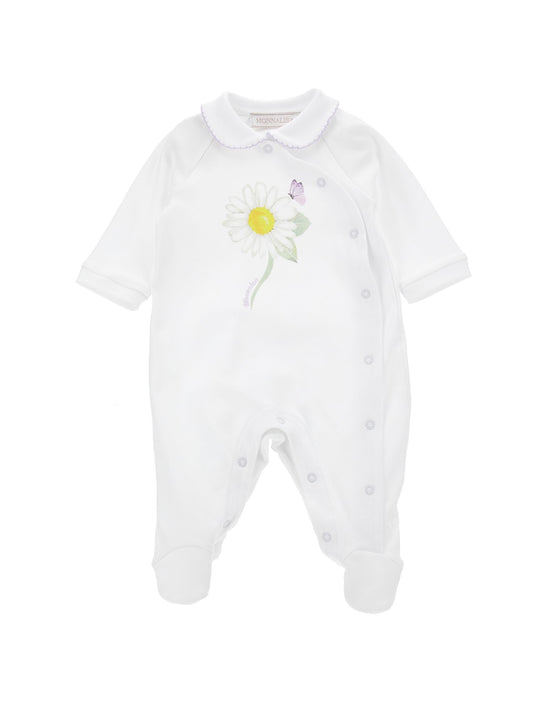 Tutina cotone margherita con colletto