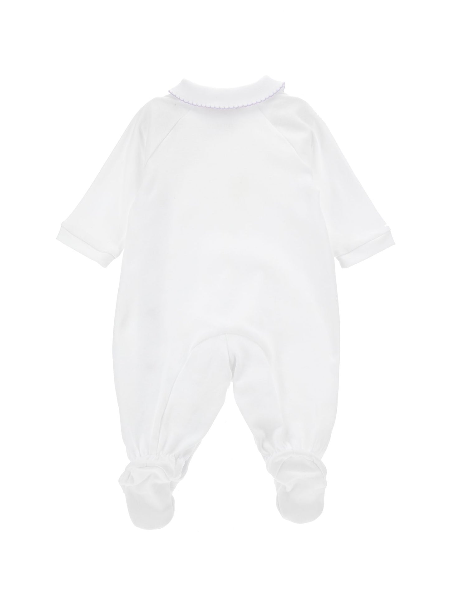 Daisy cotton playsuit with collar