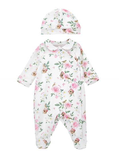 Rose cotton suit, two pieces