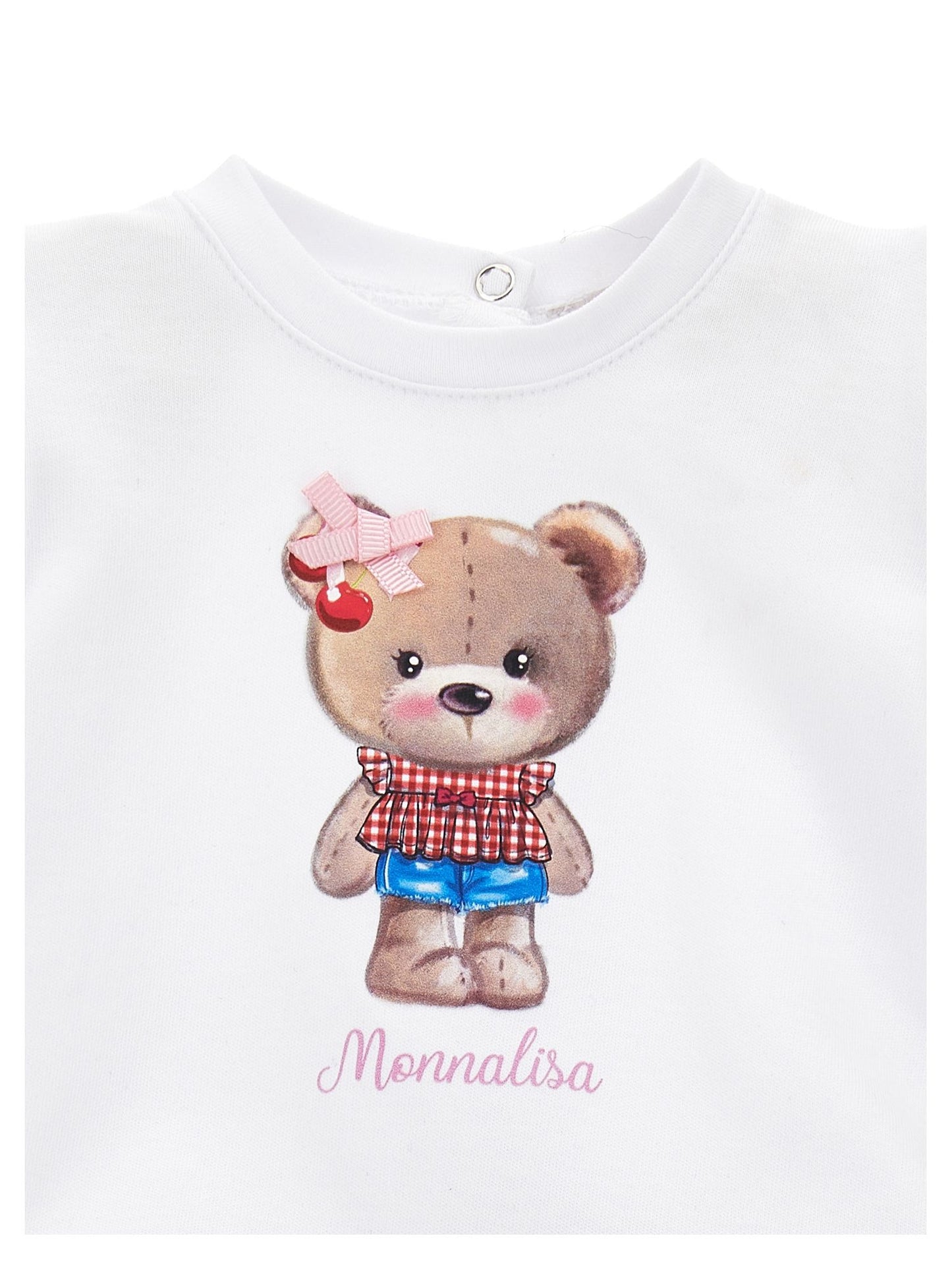 Two-piece set with teddy bear