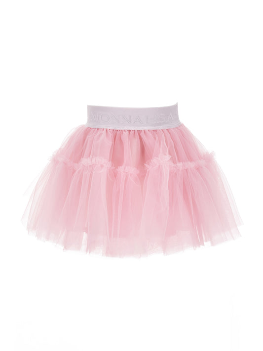 Flared tulle skirt
