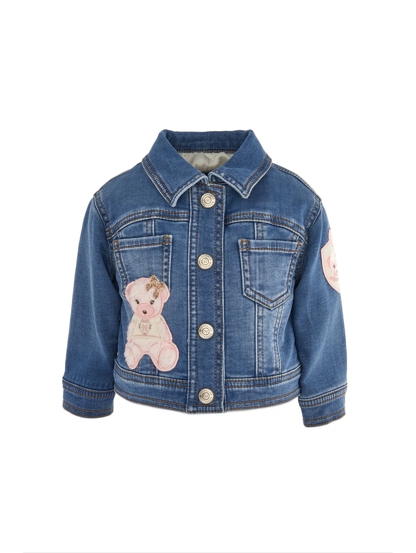Giacchino denim felpa teddy