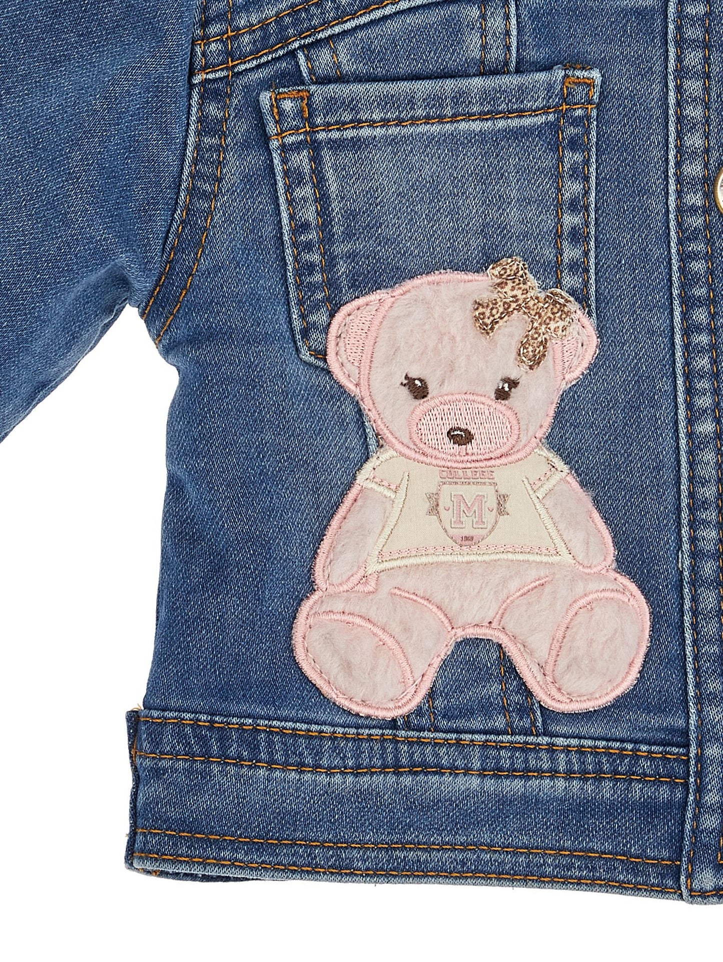 Giacchino denim felpa teddy