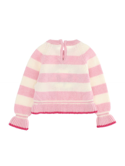 Pullover righe intarsio Aristogatti