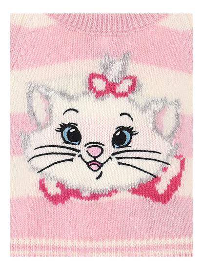 Pullover righe intarsio Aristogatti