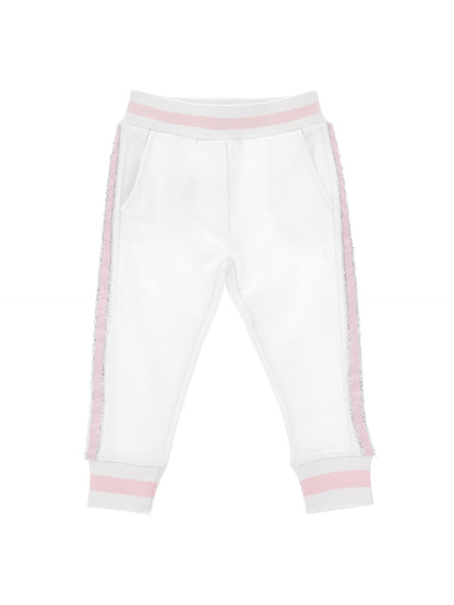 Lamé tracksuit pants