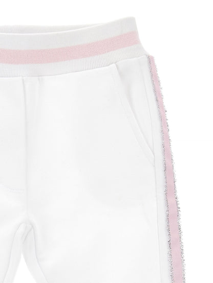 Lamé tracksuit pants