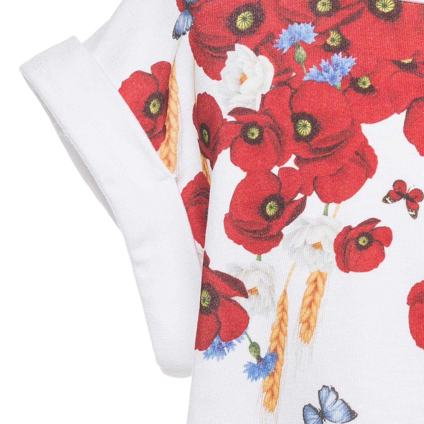 T-shirt stampa papaveri