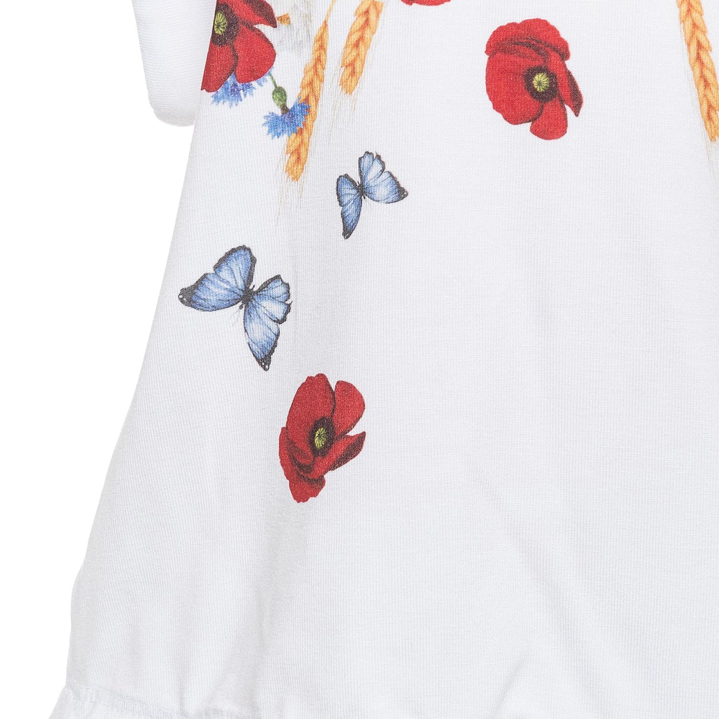 T-shirt stampa papaveri