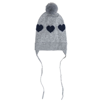 Berretto angora cuori