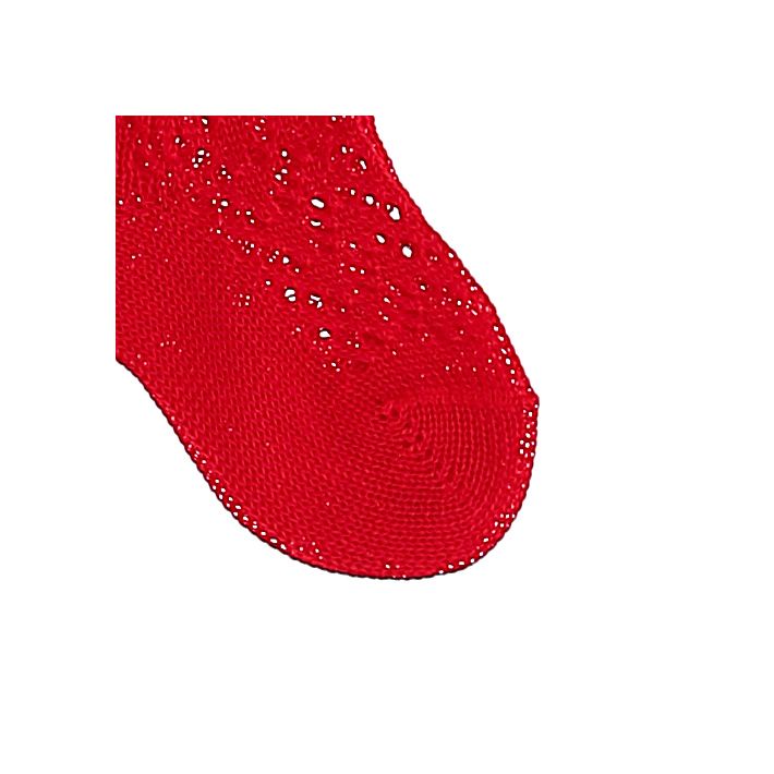 Baby cotton socks, perforated