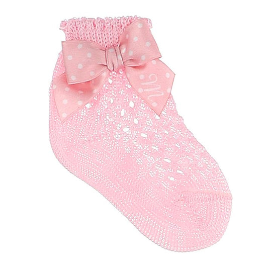 Baby cotton socks, perforated