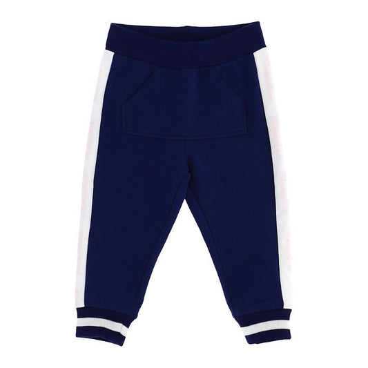 Baggy pants bicolor in felpa