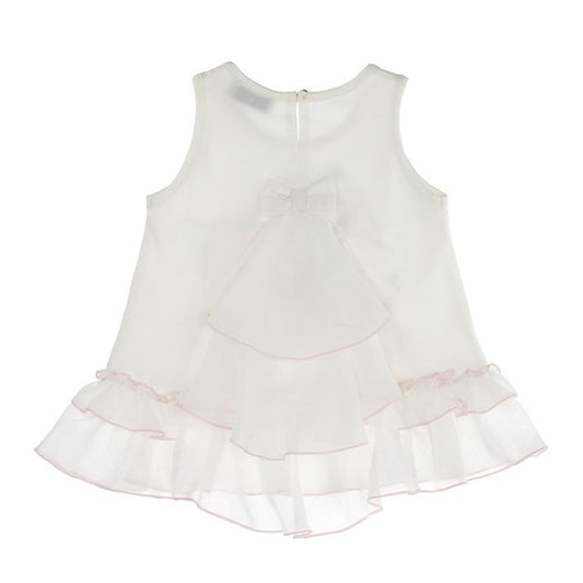 Canotta stampata doppie balze