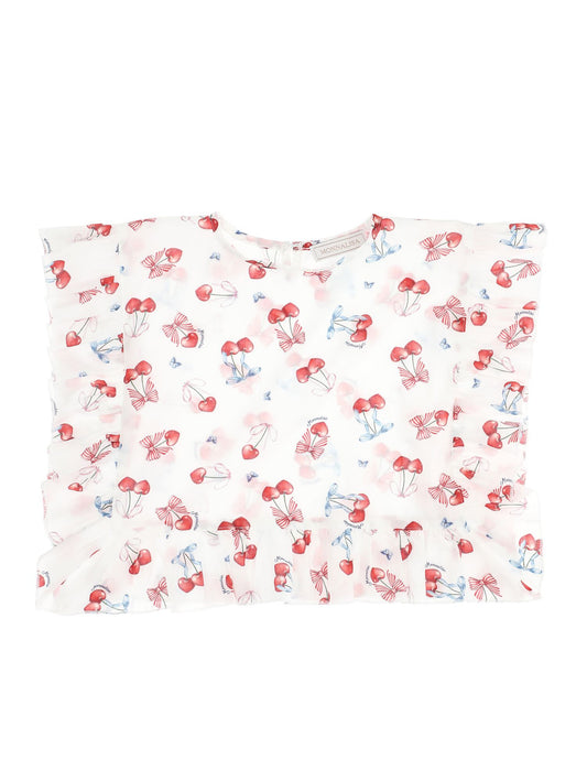 Cherry Print Muslin Kaftan