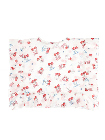 Cherry Print Muslin Kaftan