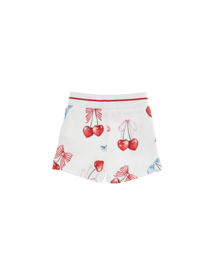 Cherry sweatshirt shorts